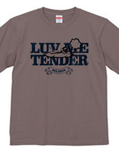 "luv me tender/navy" T-shirts