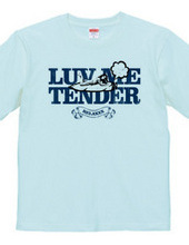 "luv me tender/navy" T-shirts