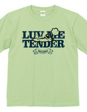 "luv me tender/navy" T-shirts