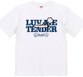 "luv me tender/navy" T-shirts