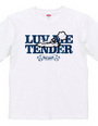 "luv me tender/navy" T-shirts