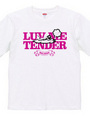 "luv me tender/pink" T-shirts