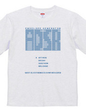 ADSR 8-bit synthesizer tee shirts