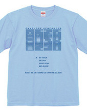 ADSR 8bitシンセサイザーTシャツ