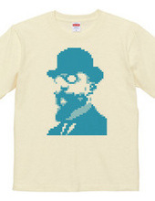 Erik Satie in 8-Bit t-shirt