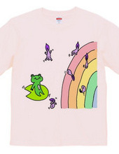 Frog and rainbow