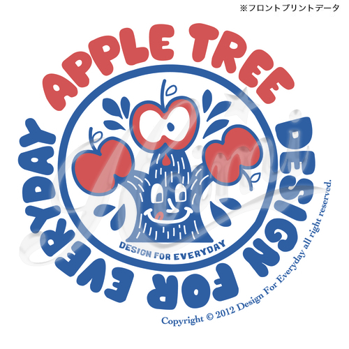 Apple Tree アメリカンレトロ Design For Everyday 半袖ｔシャツ 6 2oz デザインｔシャツマーケット Hoimi ホイミ