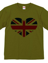 England heart(Union Jack,Union Flag)