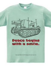 peace begins with a smile.