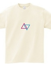 triangle pink×blue