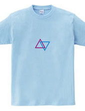 triangle pink blue