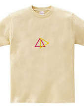 triangle pink yellow