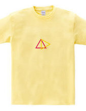 triangle pink yellow