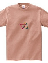 triangle pink yellow blue