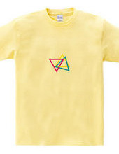 triangle pink yellow blue