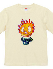 Flame skull