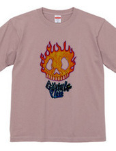 Flame skull