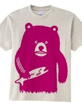 Bear hunting salmon(pink)