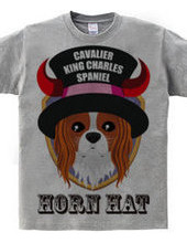 Horn hat dog