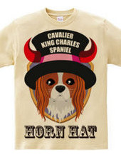 Horn hat dog