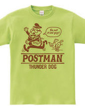 The postman and thunder dog