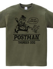 The postman and thunder dog