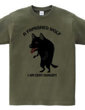 A famished wolf