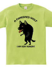 A famished wolf