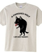 A famished wolf