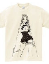 DOT RUFFLE SHORTS ガールズイラスト