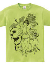 Edo s gravure girl T shirt