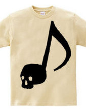 Skull music notes-simple