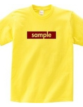 Sample T shirt ~red~