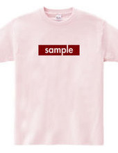 Sample T shirt ~red~