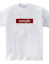 Sample T shirt ~red~