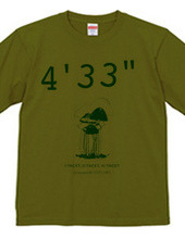 ジョンケージ 4 33" Tシャツ　カラー2