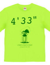 John Cage 4 33 "T shirt color 2