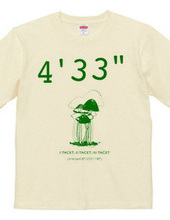 John Cage 4 33 "T shirt color 2