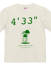 John Cage 4 33 "T shirt color 2