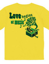 Love begins at music