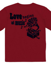 Love begins at music
