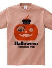 ハロウィン　カボチャパグ Pumpkin Pug