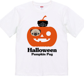 ハロウィン　カボチャパグ Pumpkin Pug