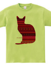 Mexican cat_red