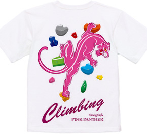 Climbing Pink Panther