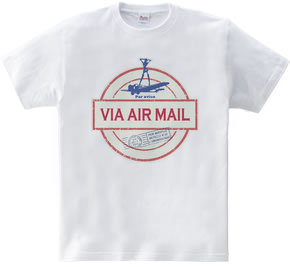 航空便スタンプ★パラビオン_VIA AIR MAIL／design A