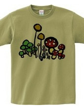 きのこTシャツ