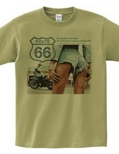 Her Harley  DESIGN and A "route 66&