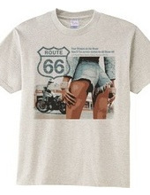 Her Harley  DESIGN and A "route 66&