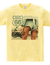 Her Harley  DESIGN and A "route 66&